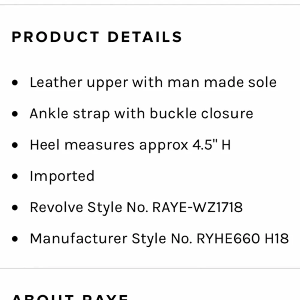 RAYE Bali High Heels in Light Nude S 8 Sandals Chic